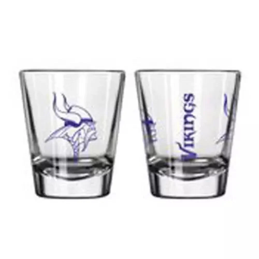 Minnesota Vikings Gameday Shot Glasses 2oz. 2-Pack